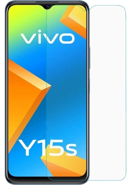 Vivo Y15S Kırılmaz Cam Şeffaf 0.3mm Kılıf Dostu Temperli Ekran Koruyucu
