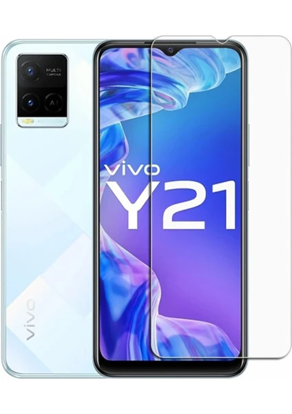 Vivo Y21 Kırılmaz Cam Şeffaf 0.3mm Kılıf Dostu Temperli Ekran Koruyucu