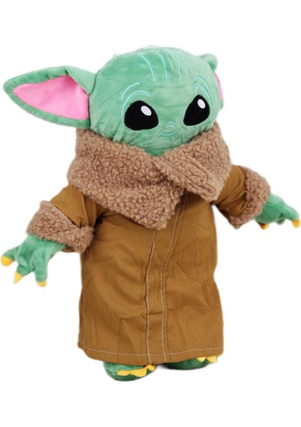 Ithal Kumaş Kürklü Star Wars The Mandalorian Baby Yoda Figür Peluş Oyuncak Uyku Oyun Arkadaşı 37 Cm.