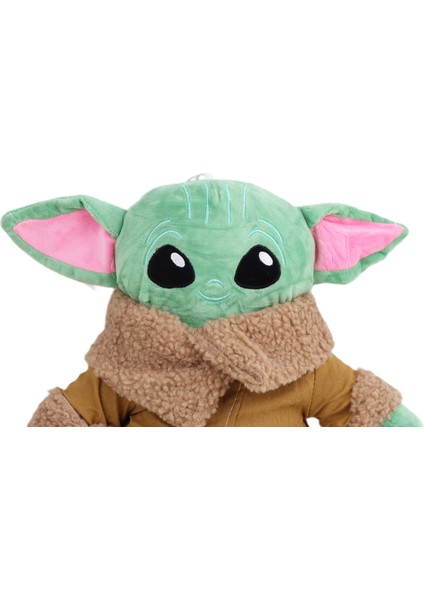 Ithal Kumaş Kürklü Star Wars The Mandalorian Baby Yoda Figür Peluş Oyuncak Uyku Oyun Arkadaşı 37 Cm.