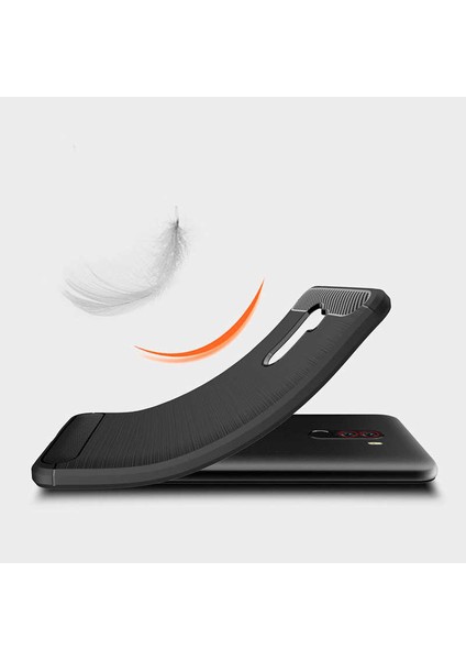 Xiaomi Pocophone F1 Uyumlu Kılıf Room Silikon Kapak, Gri