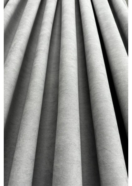 Ada Fon Perde Sık Pileli Açık Gri Perde fırsatları