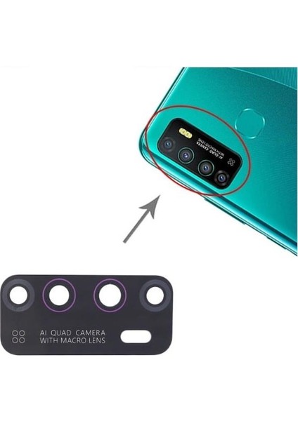 Infinix Hot 9 Ile Uyumlu Kamera Camı X655