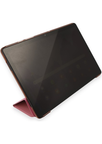 Denza Case Apple iPad Pro 11 (2021) Kılıf Standlı Quad Tablet Kapak - Pembe