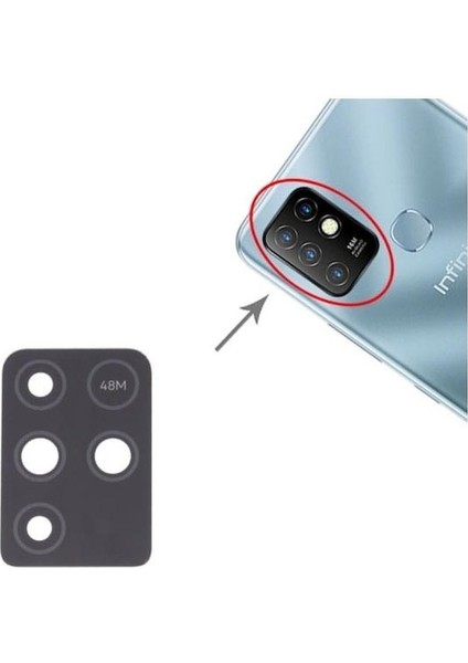 Infinix Note 10 Ile Uyumlu Kamera Camı X693