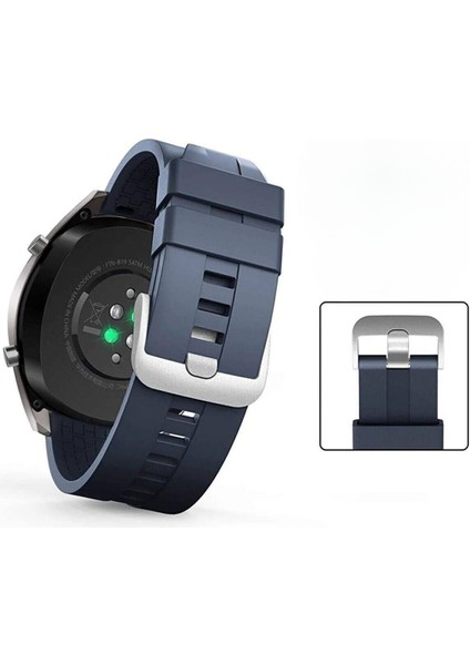 Xiaomi Mi Watch Color Uyumlu Yumuşak Silikon Spor Kordon Kayış 22MM