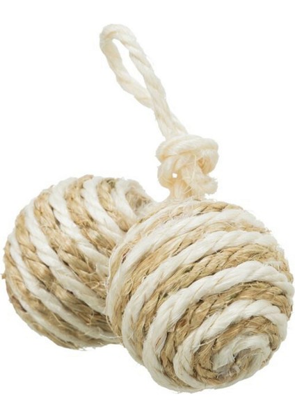 Kedi Oyuncağı Ipli 2 Top 4 5 cm modelleri