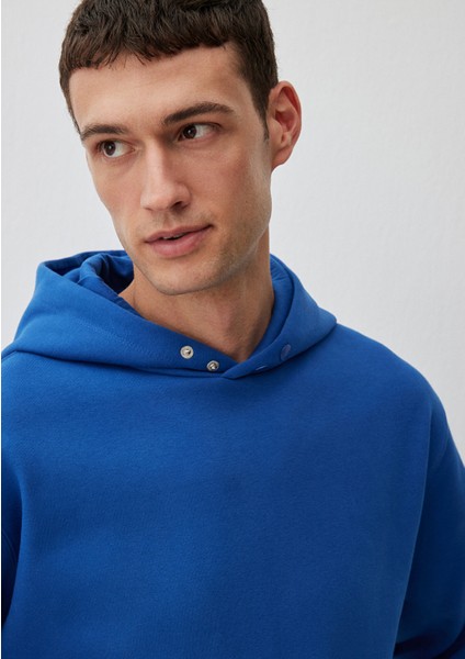 Kapüşonlu Mavi Basic SWEATSHIRT0S10190-70894 indirimleri