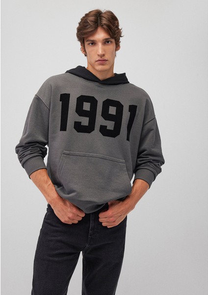 Gri SWEATSHIRT0S10166-70088