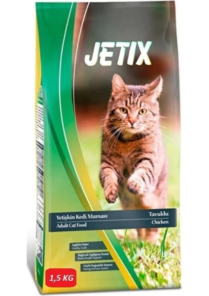 Tavuklu Yetişkin Kedi Maması 1,5 kg (Açık)