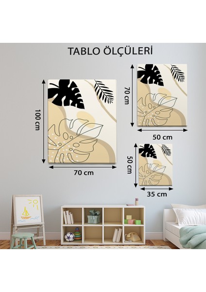 Bohem Temalı Yaprak TABLO-TBL1564