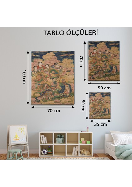 "deva, Naga ve Yakshi'nin Sekiz Ordusu" TABLOSU-TBL1800