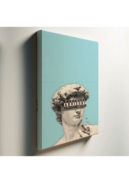 Pop Art Temalı Kadın Portre Tablo TBL1176