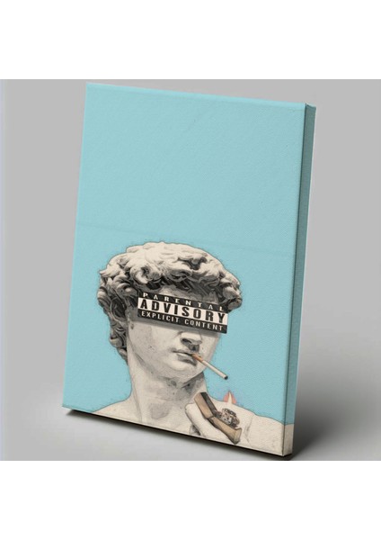 Pop Art Temalı Kadın Portre Tablo TBL1176