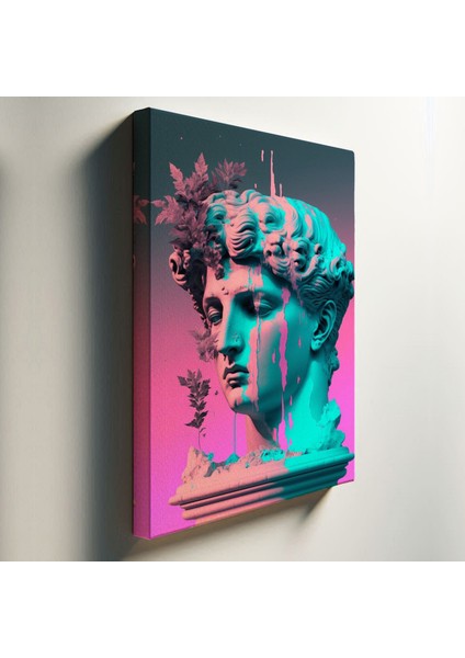 Modern Pop Art Davut Heykeli TABLOSU-TBL1628
