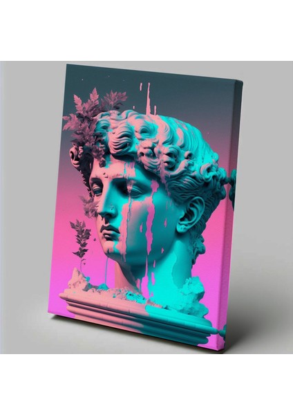 Modern Pop Art Davut Heykeli TABLOSU-TBL1628