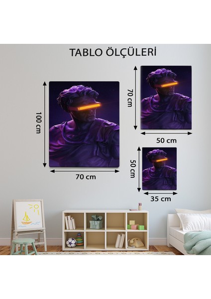 Modern Davut Heykeli TABLOSU-TBL1625