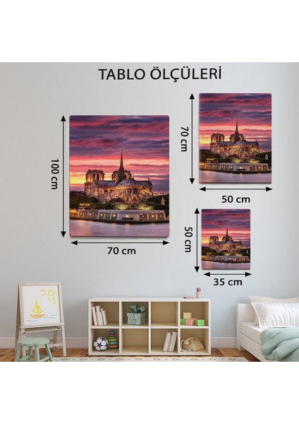 Notre Dame Katedrali Fransa TABLO-TBL1492 modelleri