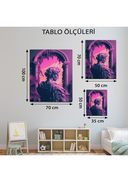 Pop Art Roma Heykeli TABLOSU-TBL1640