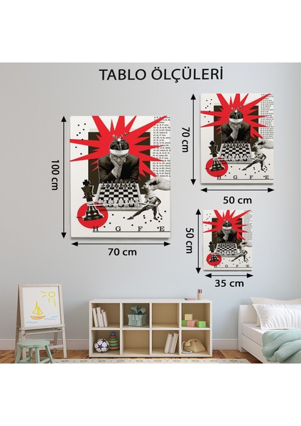 Satranç Temalı TABLO-TBL1550