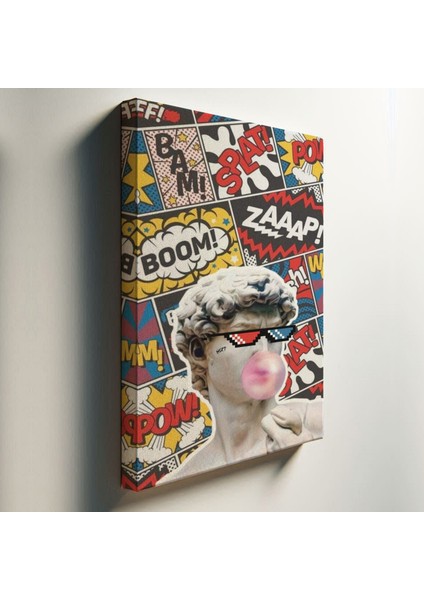 Pop Art Davut Heykeli Tablo-TBL1479