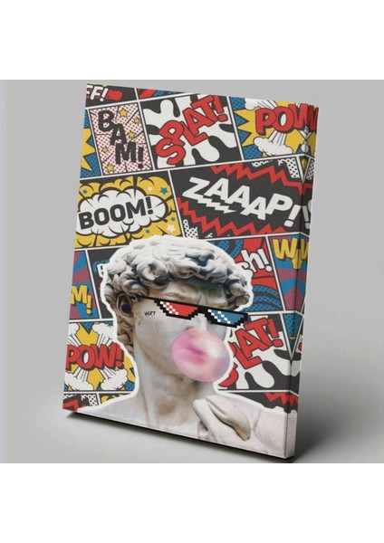 Pop Art Davut Heykeli Tablo-TBL1479