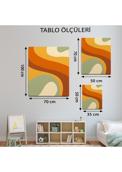 Hayvan Temalı Yalnız Zürafa Tablo TBL86