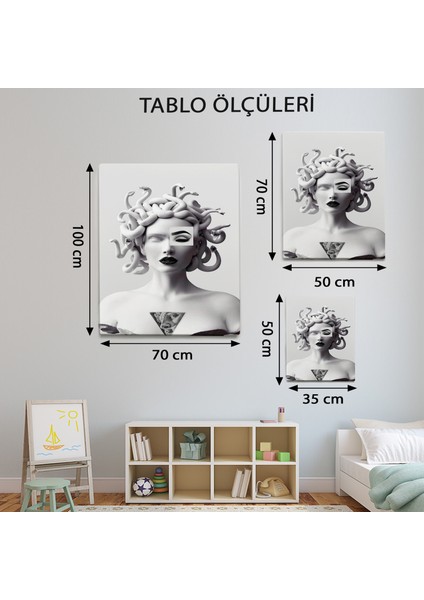 Yılan Başlı Medusa TABLOSU-TBL1701