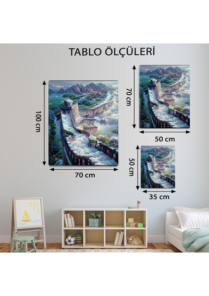 Ütopik Çin Seddi TABLOSU-TBL1707