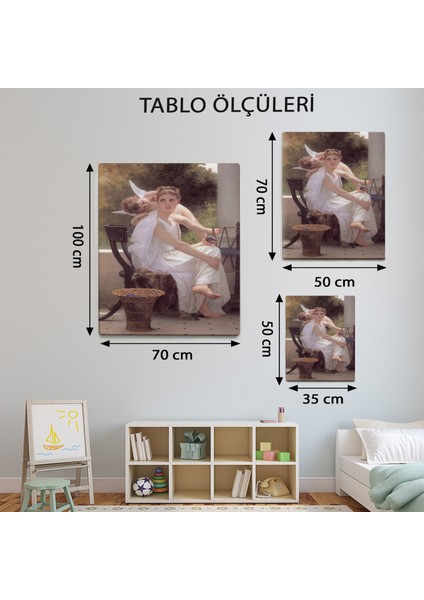 Illüstrasyon Temalı Çiçekler TABLO-TBL1303