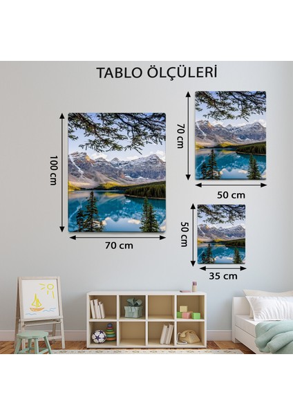 Manzara Temalı Göl Tablo TBL384 modelleri