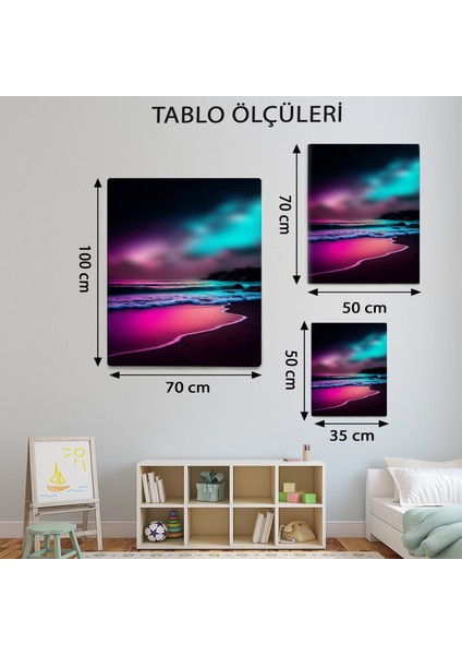 Modern Temalı Yakamoz Plajı Tablo TBL394