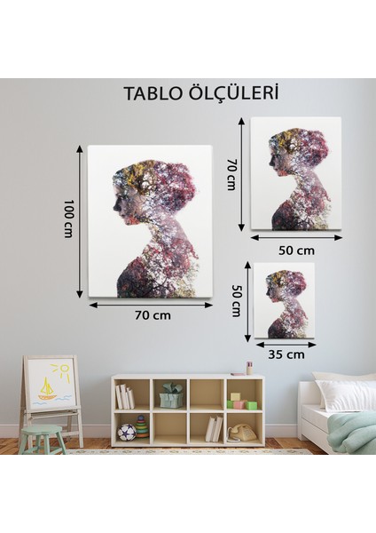 Modern Temalı Bohem Tasarımlı Tablo TBL551