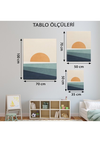 Modern Temalı Bohem Tasarımlı Tablo TBL562