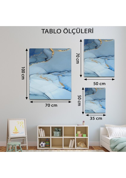Soyut Temalı Mermer Desenli Tablo TBL533 modelleri