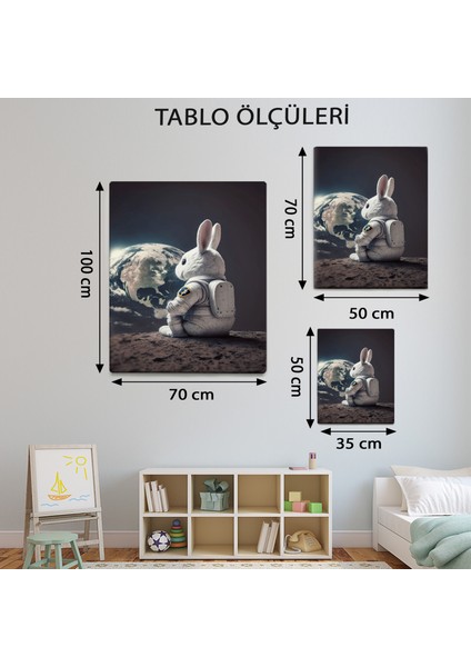Hayvan Temalı, Astronot Tavşan TABLO-TBL511