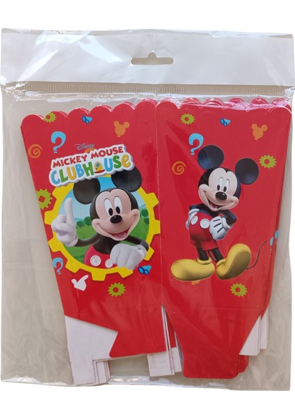 Ngüzel Party Miki Fare Mısır, Cips Kutusu (Mickey Mouse) 8'Li