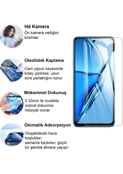 Infinix Hot 20 Kırılmaz Cam Şeffaf 0.3mm Kılıf Dostu Temperli Ekran Koruyucu fiyatları