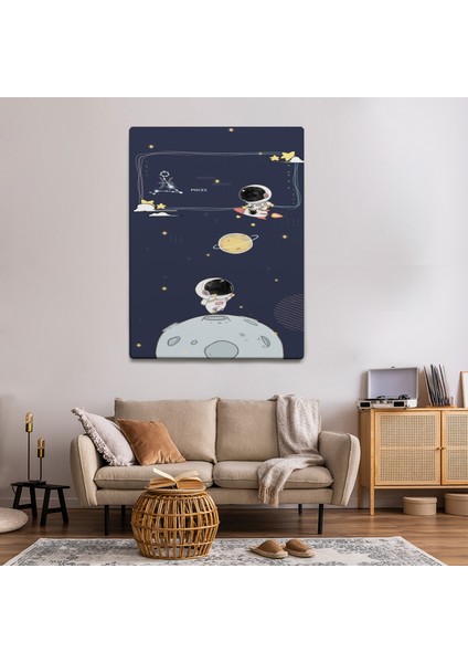 Bebek Temalı Astronot Tablo TBL815