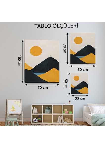 Modern Temalı Bohem Tasarımlı Tablo TBL625