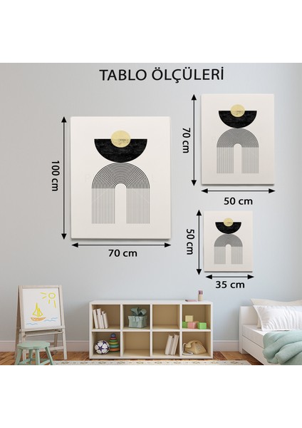 Modern Temalı Bohem Tablo TBL797