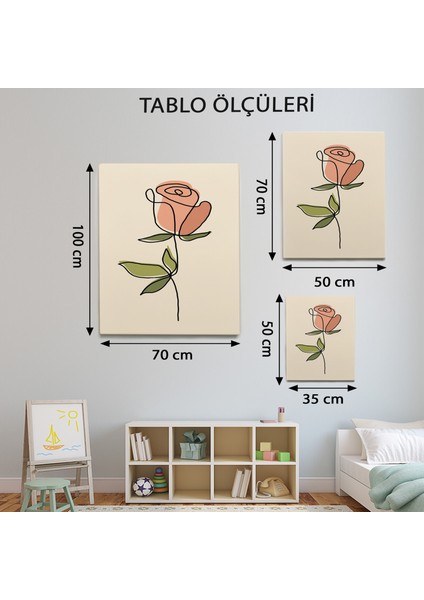 Çiçek Temalı Bohem Tablo TBL999