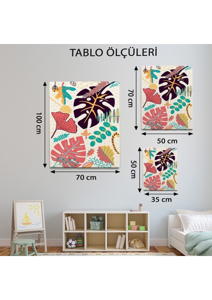 Çiçek Temalı Bohem Tablo TBL997