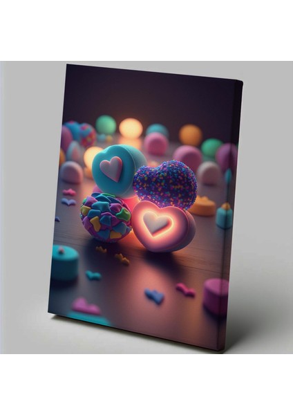 Modern Temalı Aşk Parlaması Tablo TBL445
