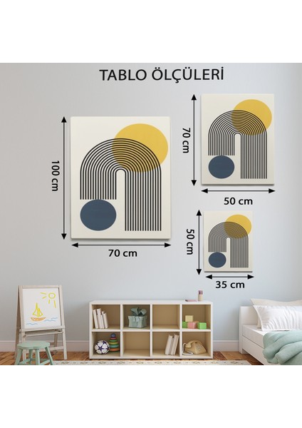 Modern Temalı Bohem Tablo TBL727