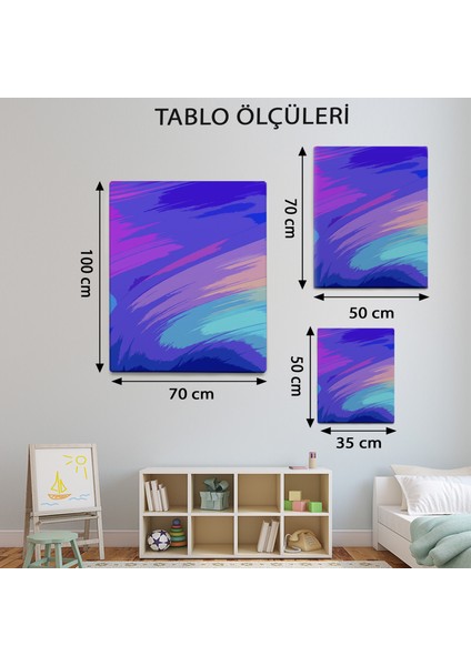Soyut Temalı Mavinin Tonları Tablo TBL145