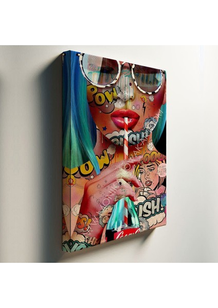 Pop Art Temalı Modern Tablo TBL912