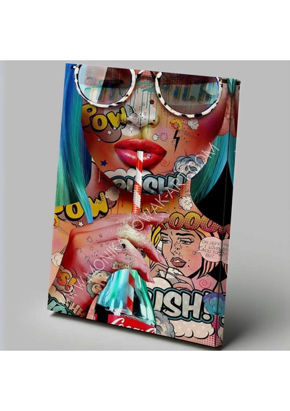 Pop Art Temalı Modern Tablo TBL912