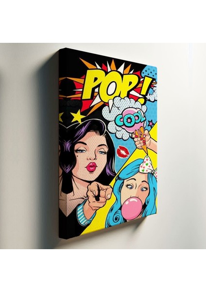 Pop Art Temalı Modern Tablo TBL932