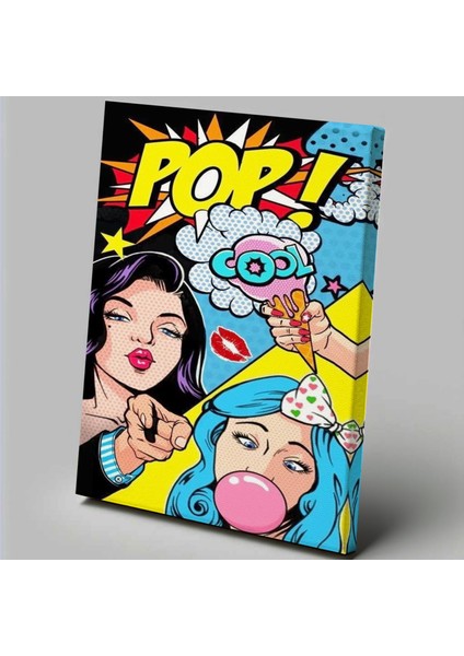 Pop Art Temalı Modern Tablo TBL932